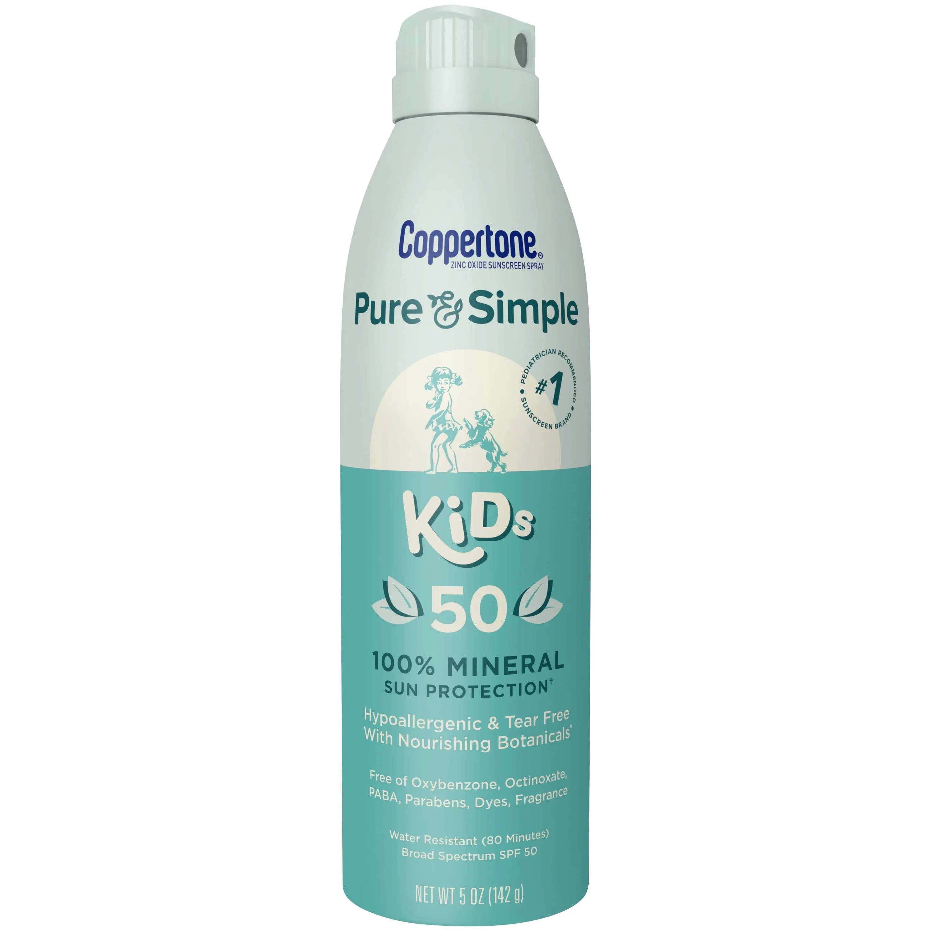 Coppertone Pure & Simple SPF 50 Sunscreen Spray