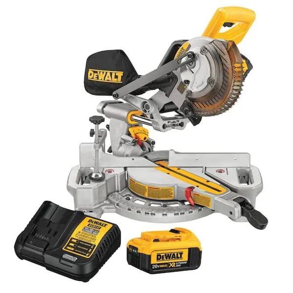 DeWalt DCS361M1 20V Max 7-1/4 in. Sliding Miter Saw