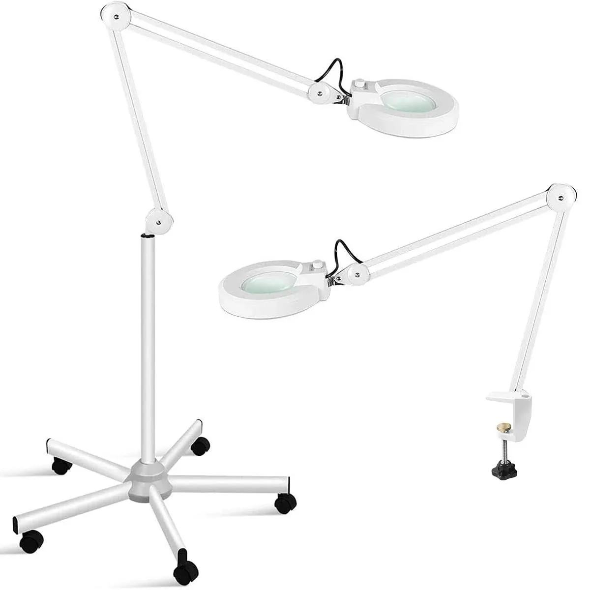 Led Floor Lamp Led Esthetician Light Magnifying Glass With Light Lighted Magnifi