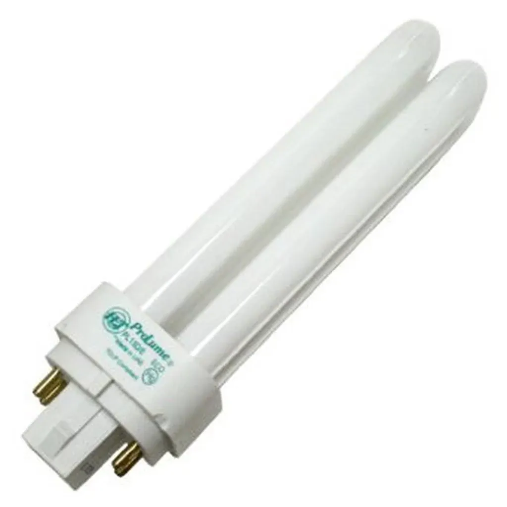 Halco Lighting 109037 CFL Double Tube 4-Pin Electronic T4 Bulb, G24Q-1 Base 13W 2700K Dimmable