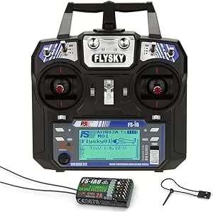 GoolRC Flysky FS-i6 AFHDS 2A 2.4GHz 6CH Radio System Transmitter for RC Helicopter Glider with FS-iA6 Receiver Mode 2