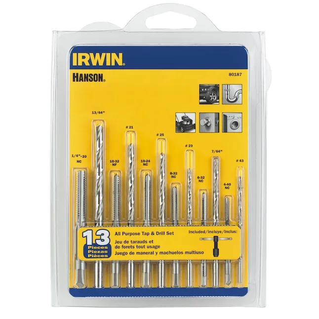 Irwin, 80187 Tap/Drill Set