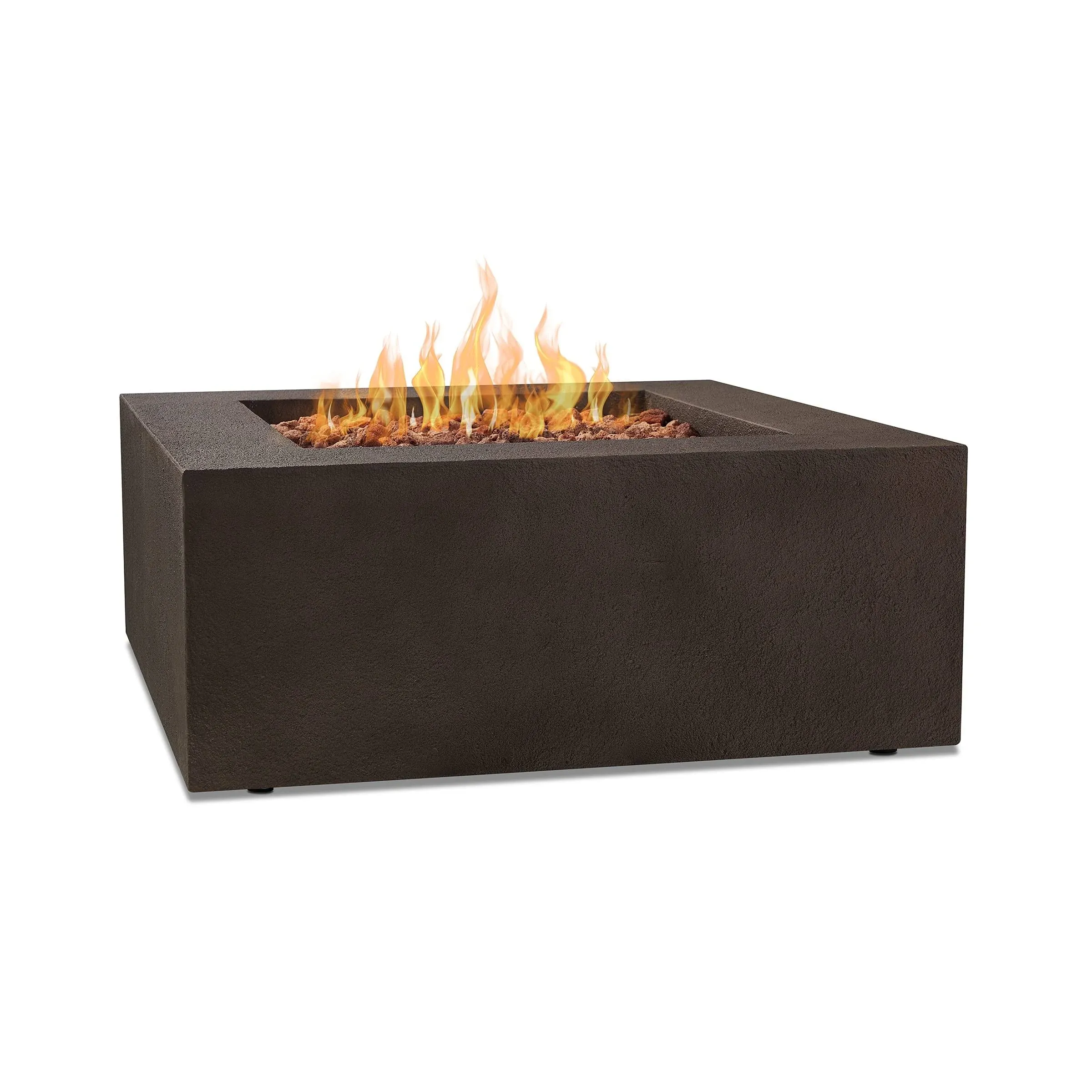 Real Flame Baltic Rectangle Natural Gas Fire Table