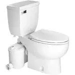 Saniflo SaniBEST | Macerating Upflush Toilet Kit | Pump + Elongated Bowl