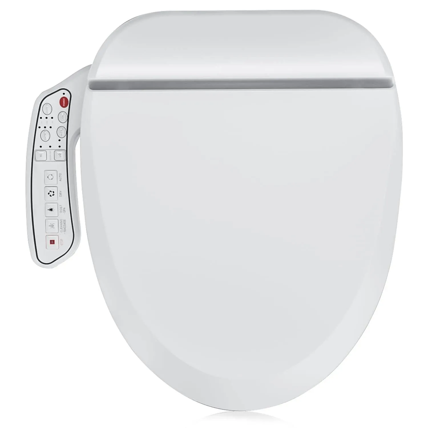 ZMJH ZMA102 Bidet Toilet Seat, Elongated Smart Unlimited Warm Water, Vortex Wash