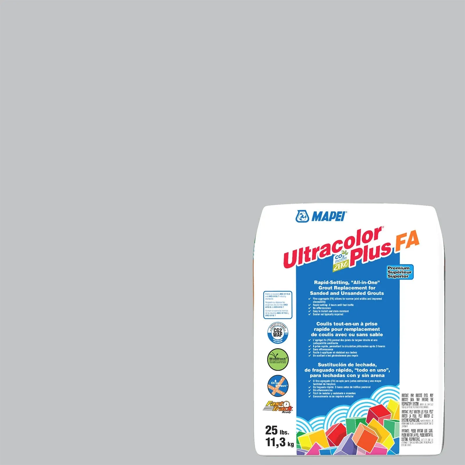 Mapei Ultracolor Plus Fa 25-lb Avalanche All-in-One Grout