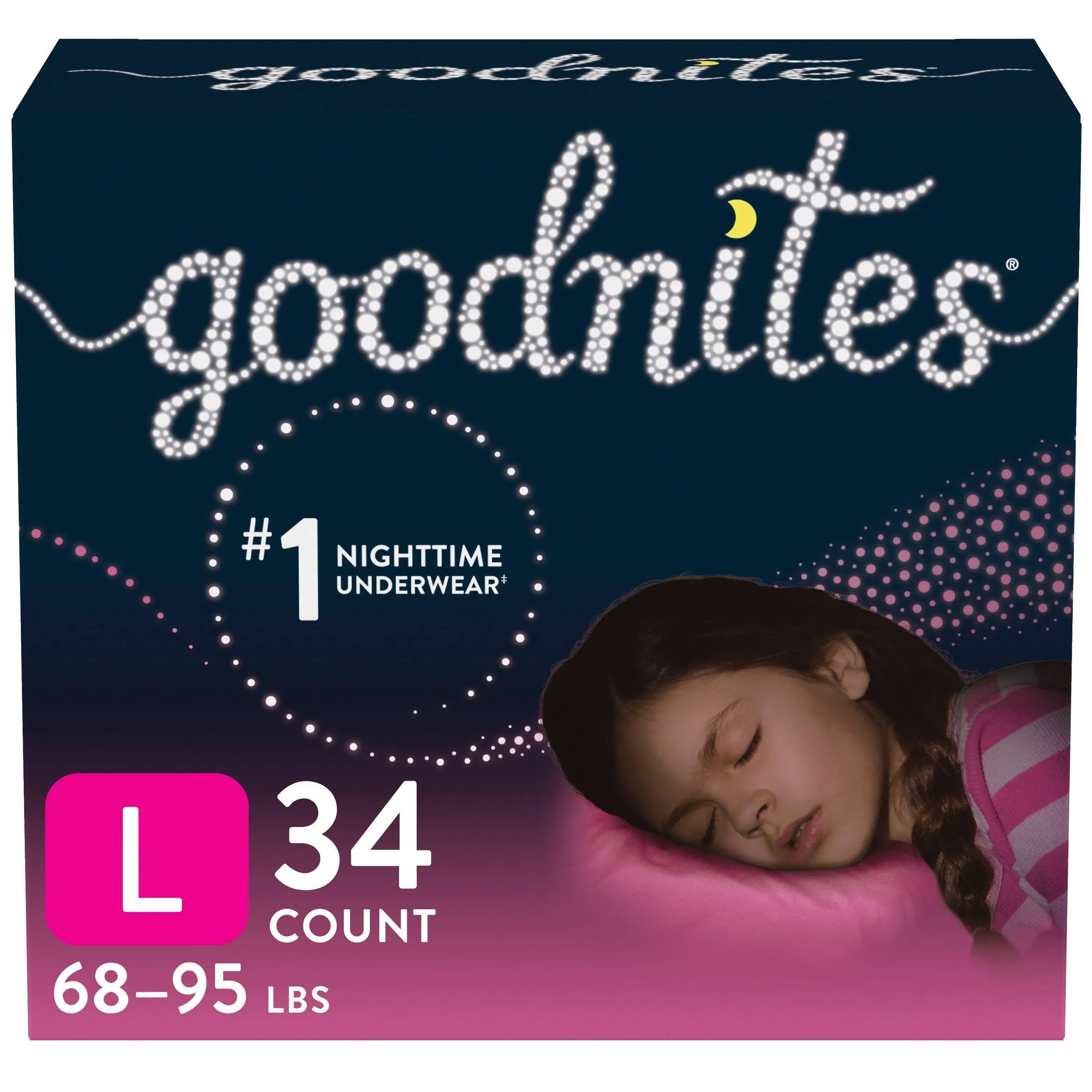 Goodnites Girls Nighttime Bedwetting Underwear