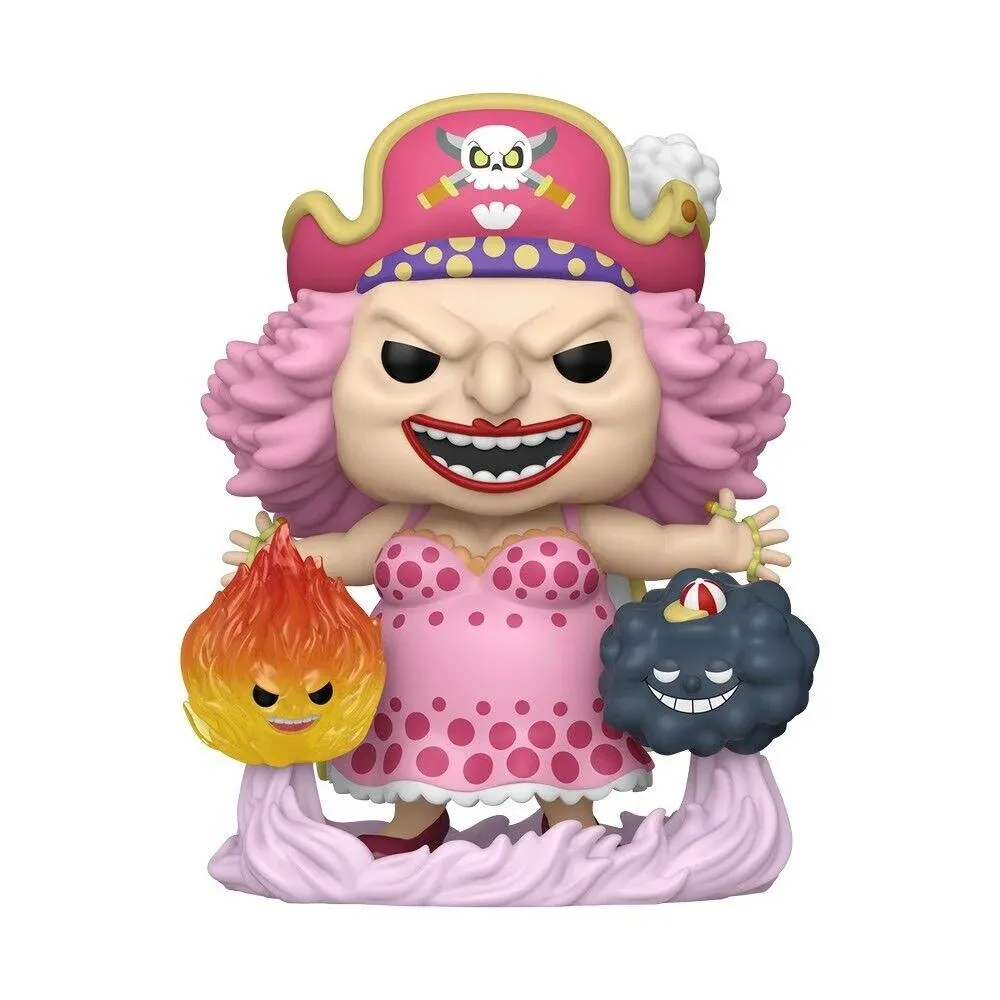 One piece Super Sized Pop! Animation Vinyl Figure Big Mom W/Homies 15 CM