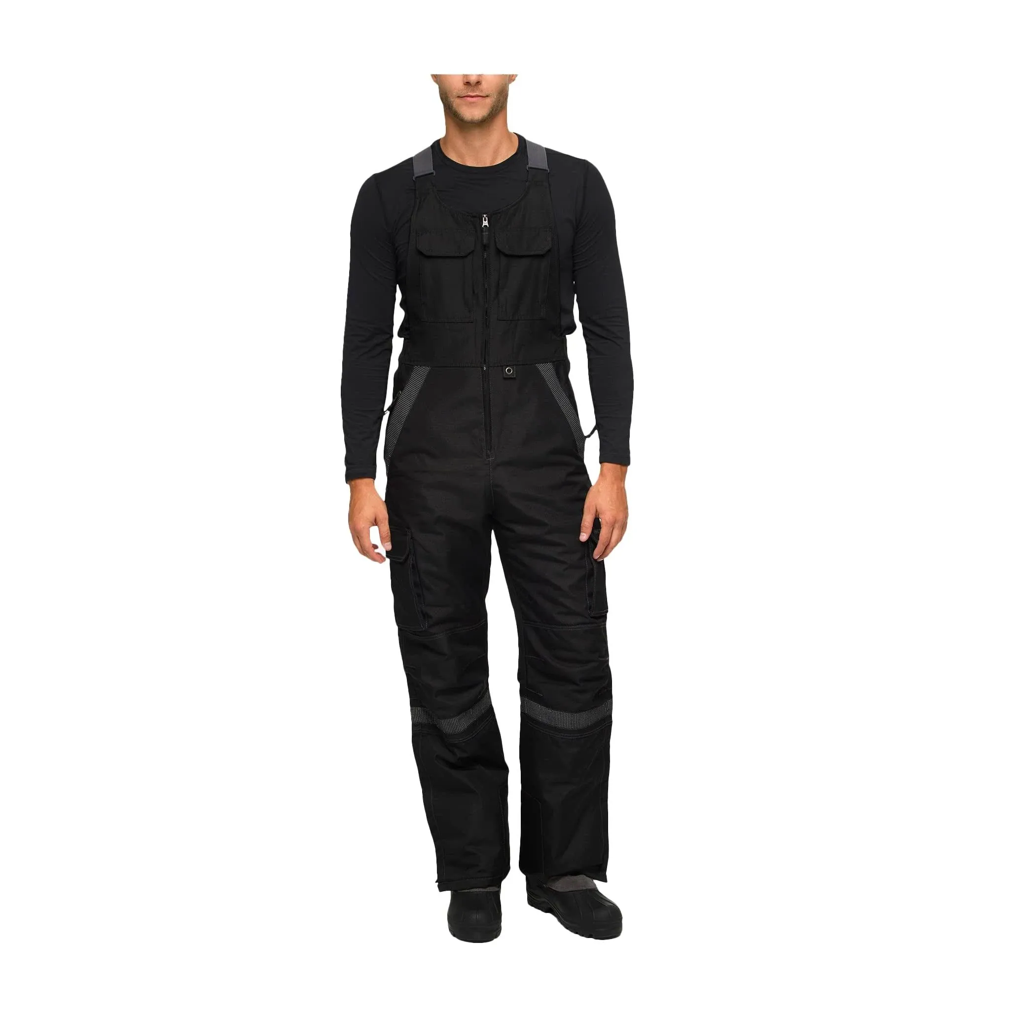 Men&#39;s Overalls Tundra Bib With Added Reflective Visibility