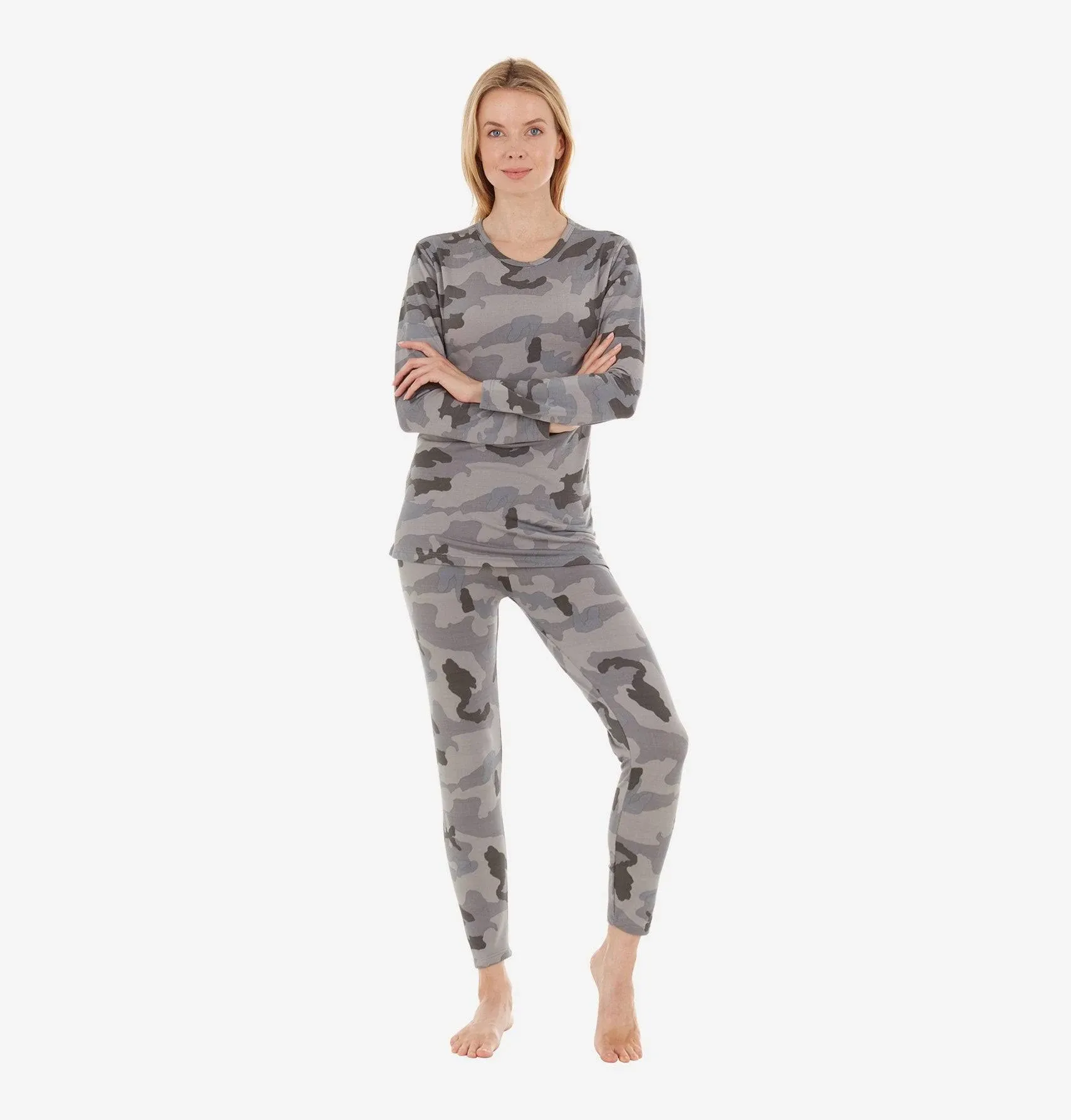 Women's Thermajane Thermal Underwear for Crewneck Long Johns Set