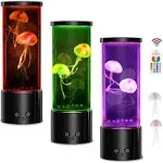 Jellyfish Lamp, 17 Color Changing Jelly Fish Tank Mood Lamps for Home Office ...