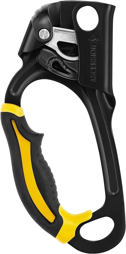 PETZL Ascension Ascender - Ascensor de cuerda con mango ergonómico para escalada y aparejo