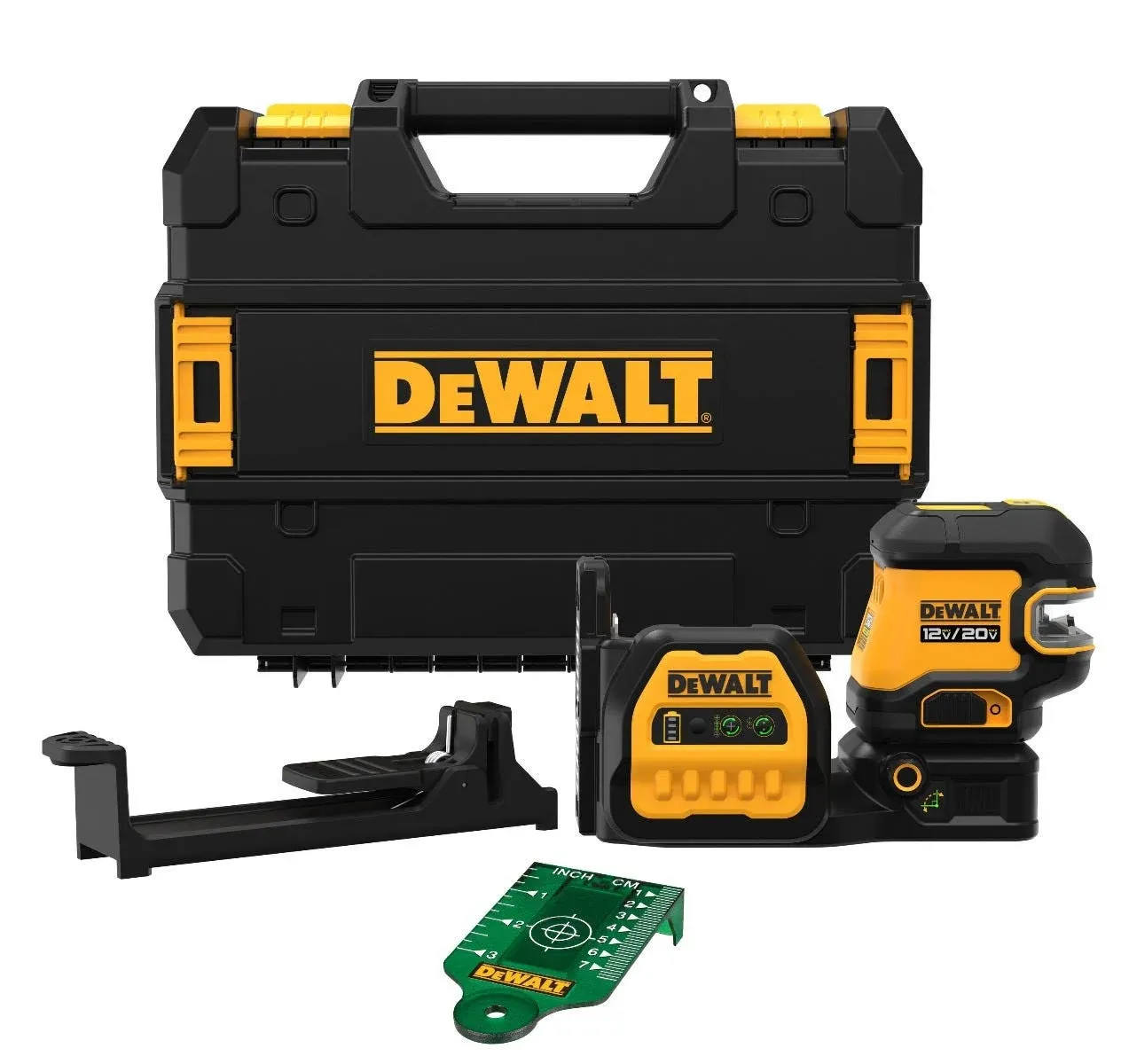 DeWalt DCLE34220GB 20V Max 2-Spot Cross Line Combo Green Laser, Bare Tool