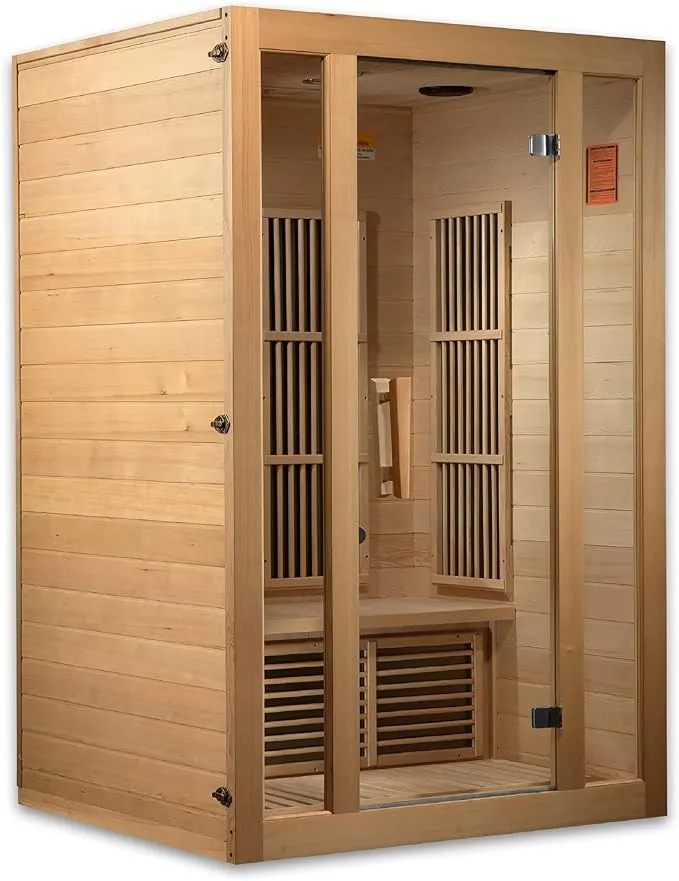 Maxxus Seattle 2 Person Low EMF Far Infrared Sauna Canadian Hemlock