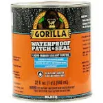 Gorilla Waterproof Patch and Seal Paste Black 1 Pound Industrial Sealant Can