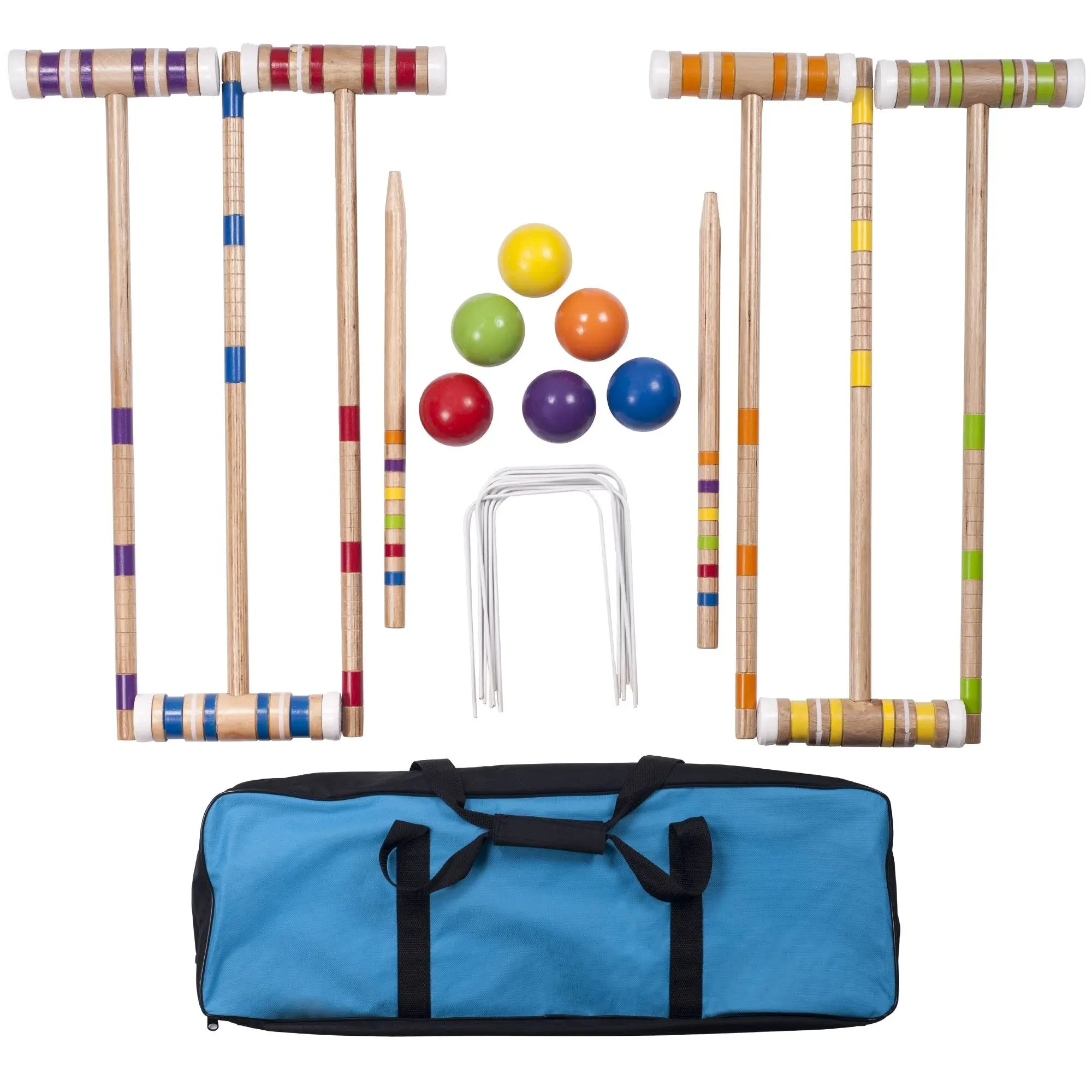 Hey! Play! Croquet Set with Carrying Case