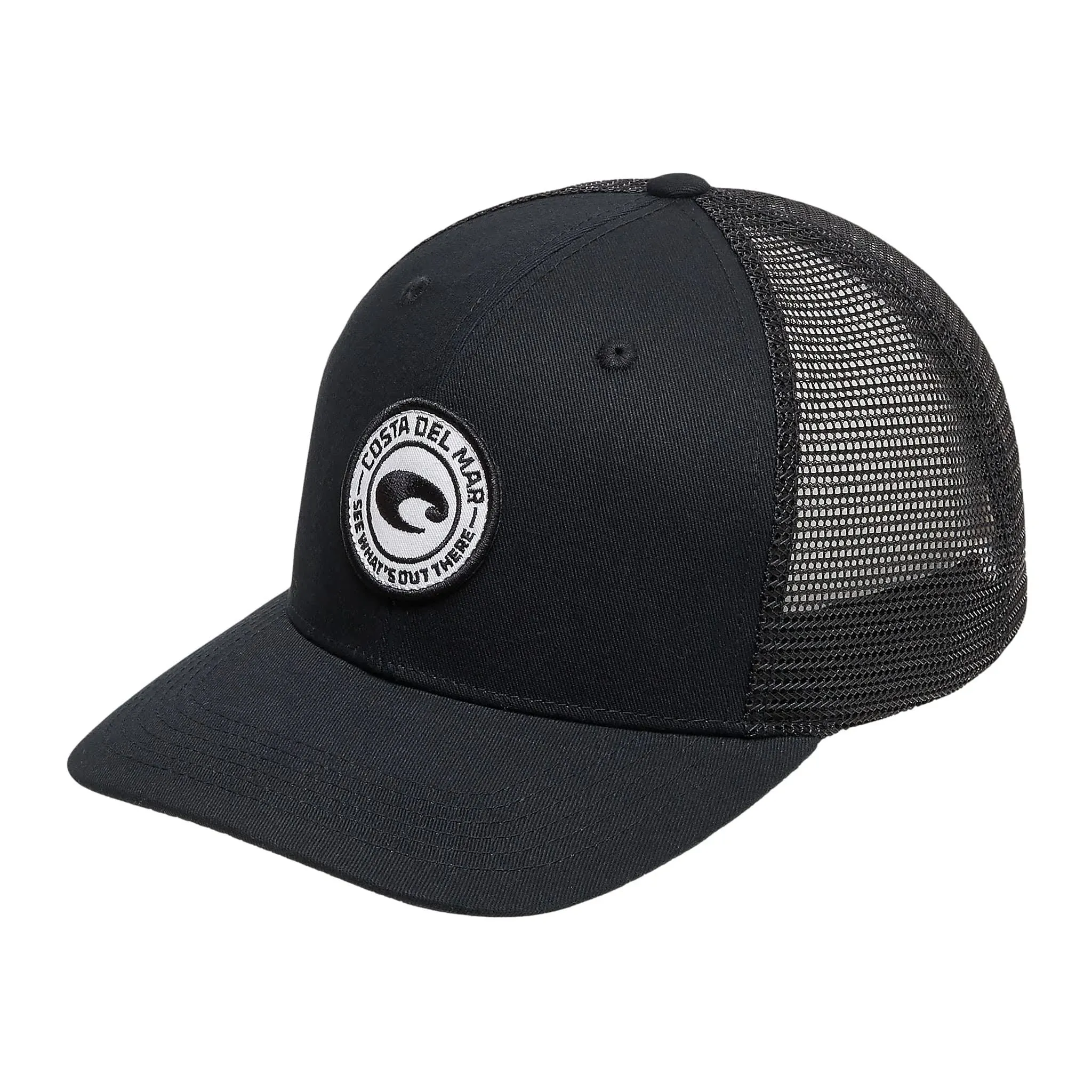 Costa Medallion Trucker Hat - Black