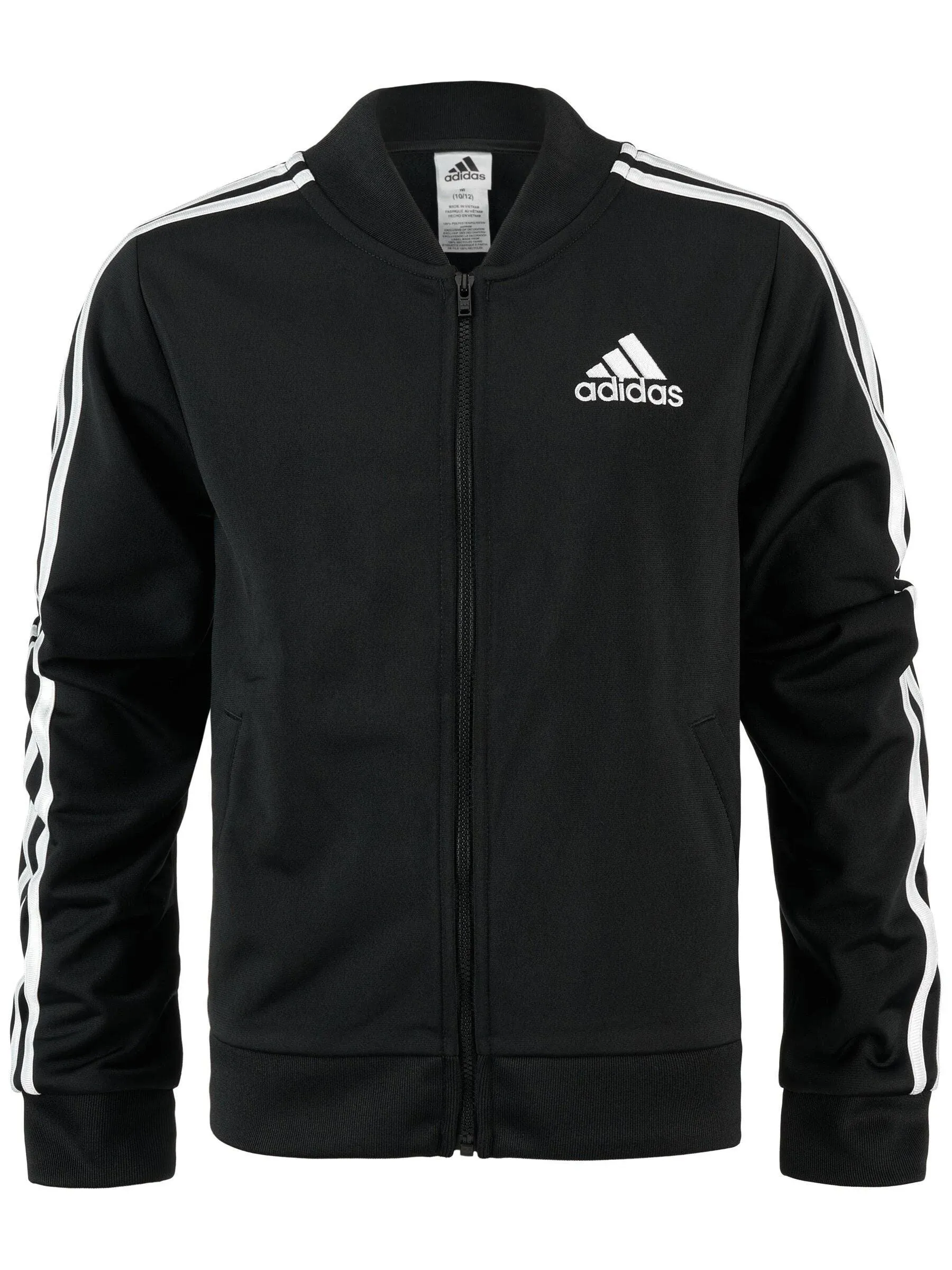 Adidas Girls' Tricot Bomber Jacket - Black