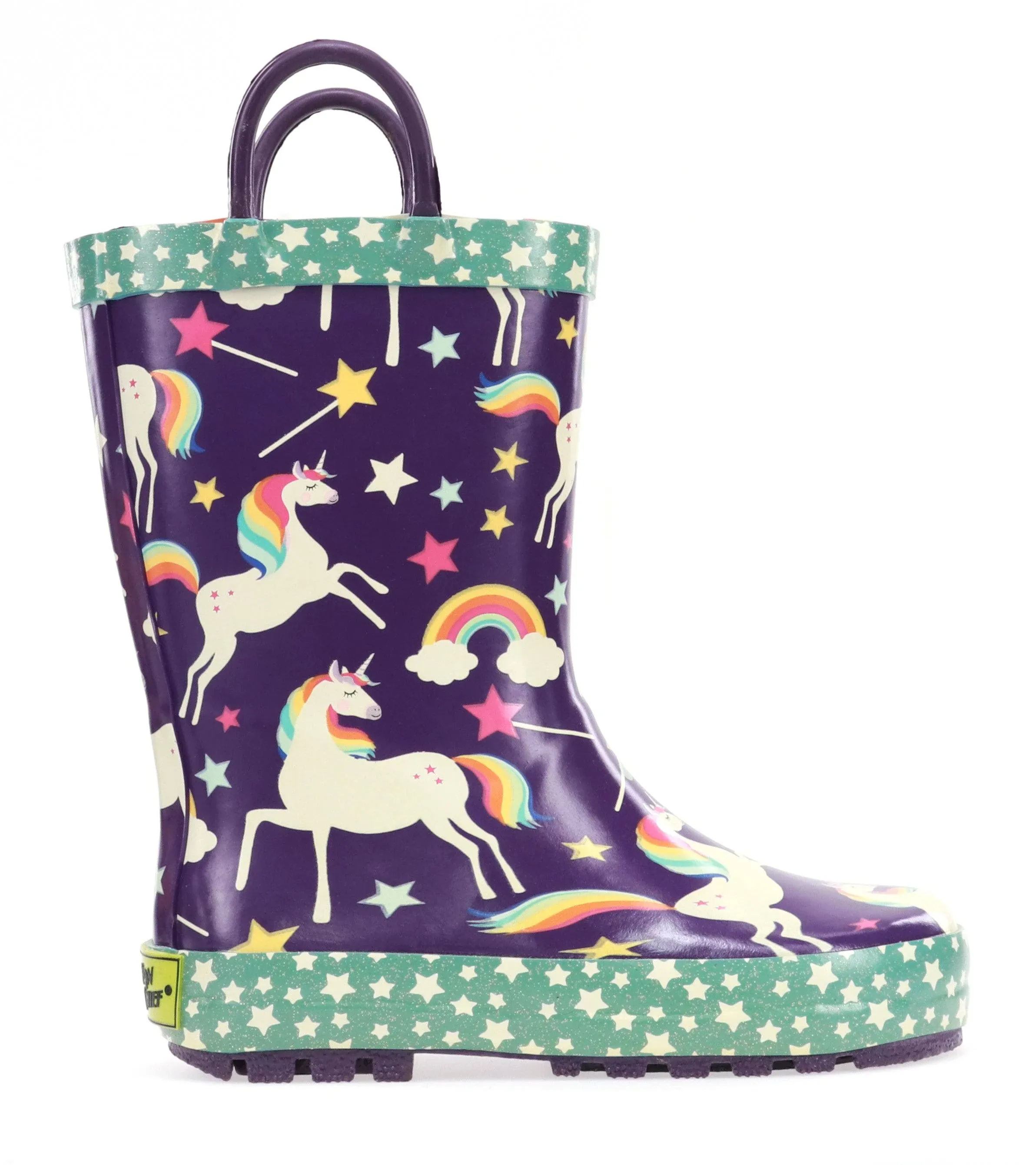 Western Chief Kids Unicorn Dreams Rain Boot - Purple - 10 Toddler