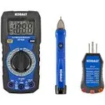 Kobalt Digital Display Specialty Meter 10 Amp 50-1000V in Black | DT-926KIT