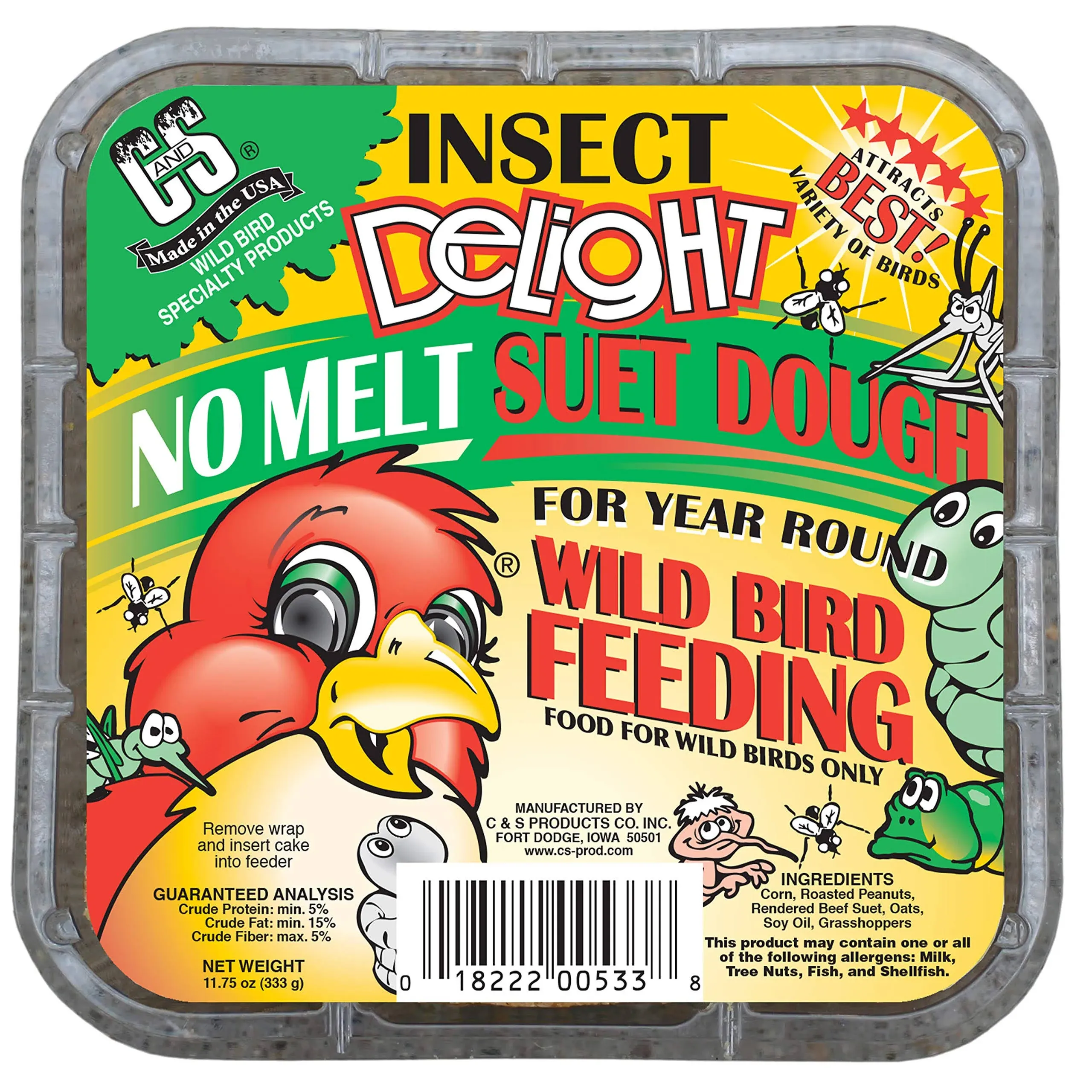 C & S Products Insect Delight Suet Dough