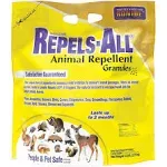 Bonide Repels-All Animal Repellent Granules, 6 lbs. Ready-to-Use Deer & Rabbit Repellent, Deter Pests from Lawn & Garden