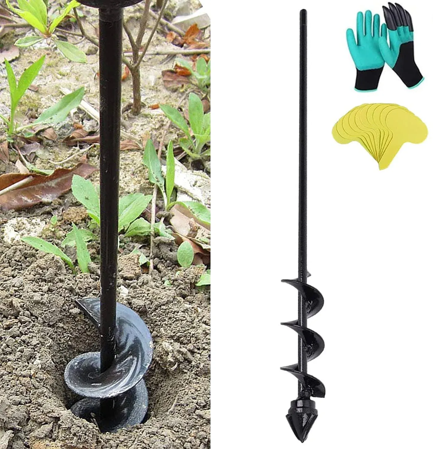 Huichuang Technology Garden Earth Auger Digger Kit Well Digging Kit Groove Digger ...