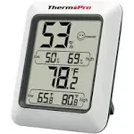 ThermoPro TP50 2 Pieces Digital Hygrometer Indoor Thermometer Room