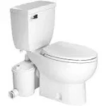 Saniflo Sanibest Pro Elongated Bowl Toilet with Grinder Series Pump