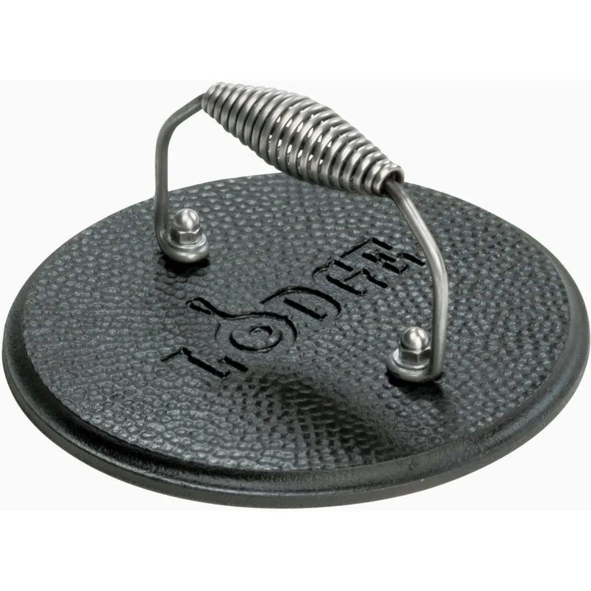 Lodge LGPR3 Cast Iron Round Grill Press, Pre-Seasoned, 7.5-inch