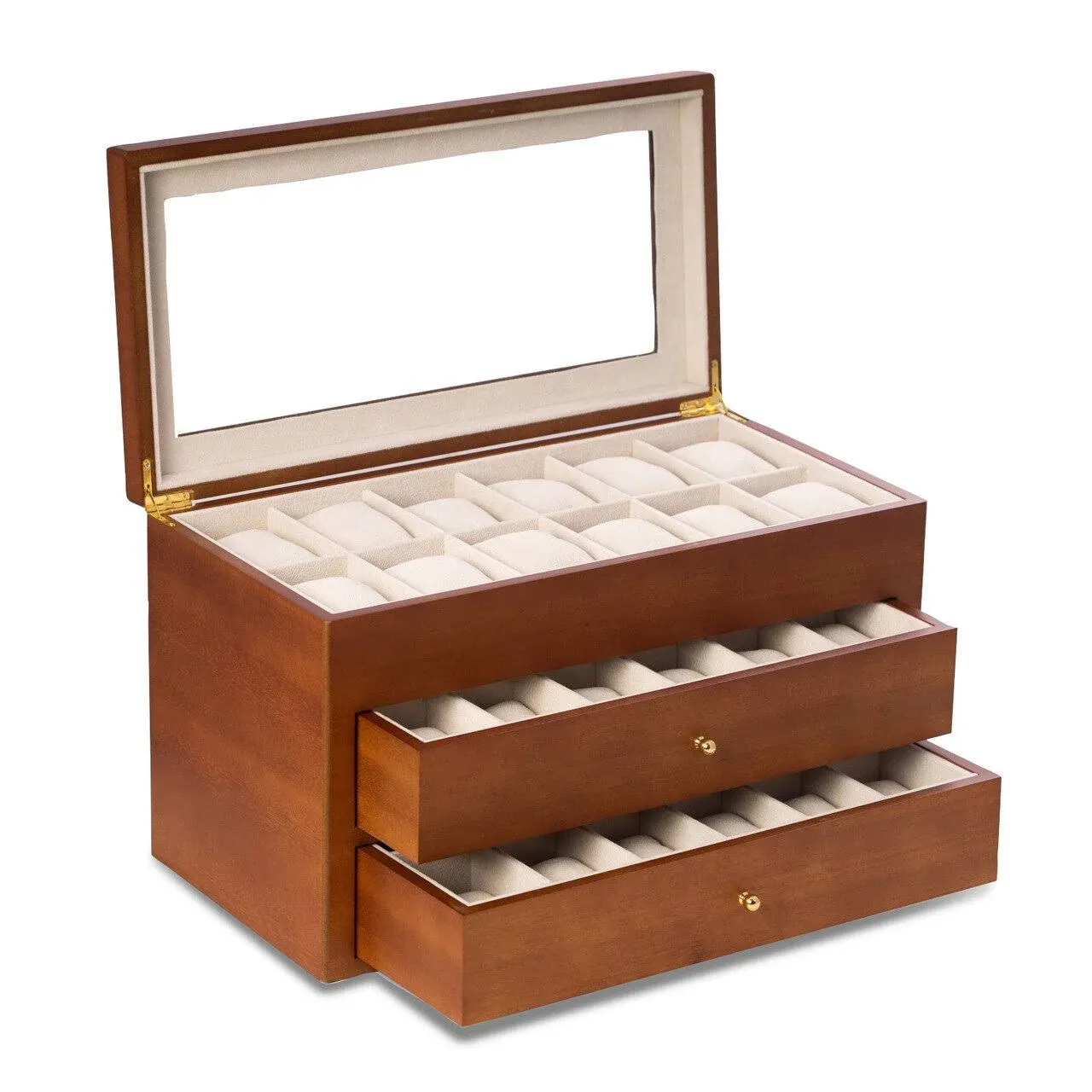 Bey Berk Cherry Wood 36 Watch Box