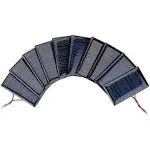 10Pcs 5V 30mA Mini Solar Panels for Solar Power Mini Solar Cells DIY Electric...