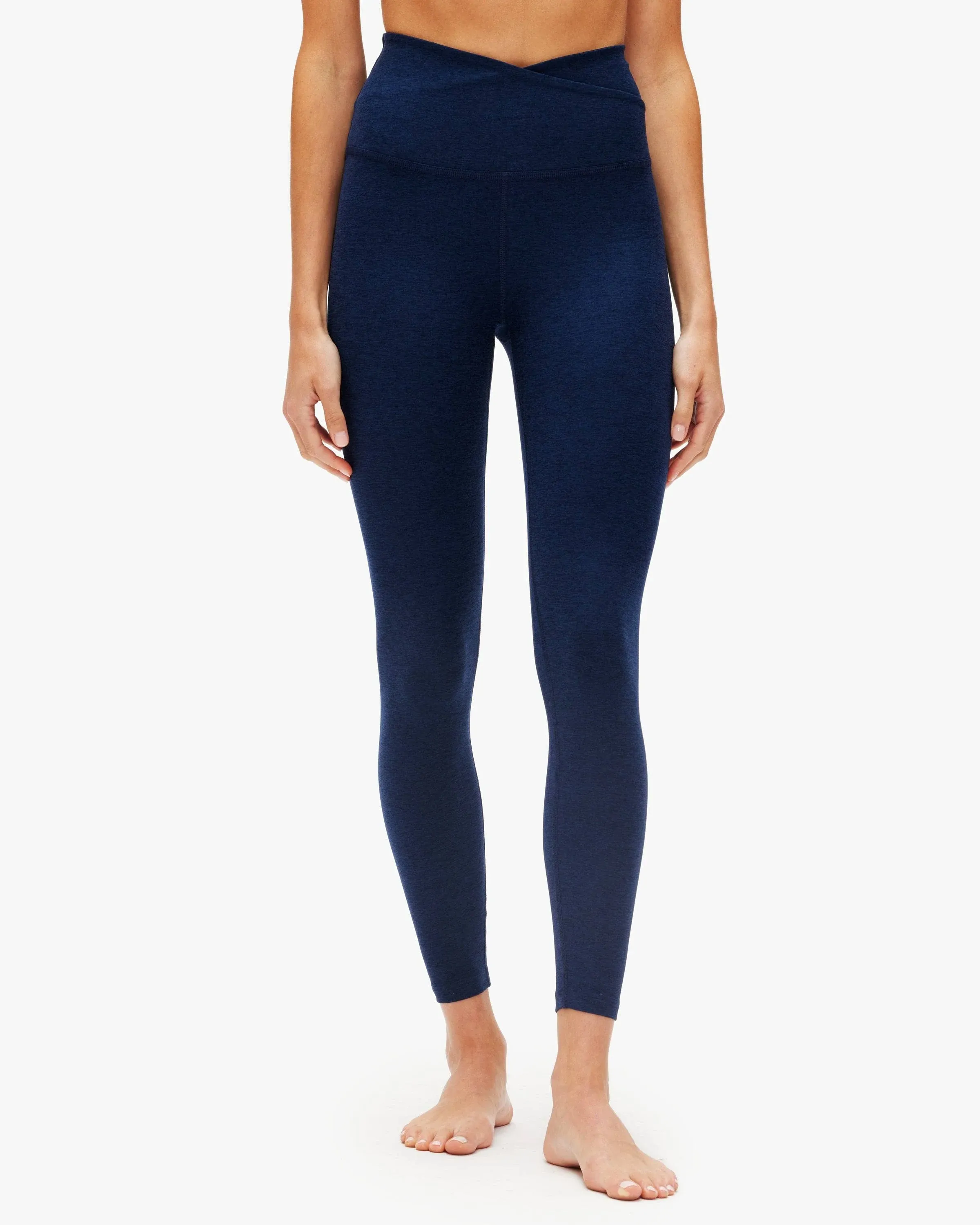 Beyond Yoga Spacedye at Your Leisure High Waisted Midi Legging | Nocturnal Navy / S