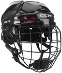 CCM Tacks 70 Combo Hockey Helmet (Black)