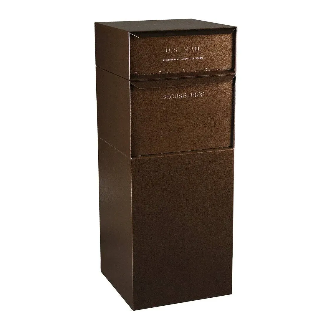 dVault Full Service Vault Mailbox with Mail and Package Delivery in Copper Vein DVCS0015-5