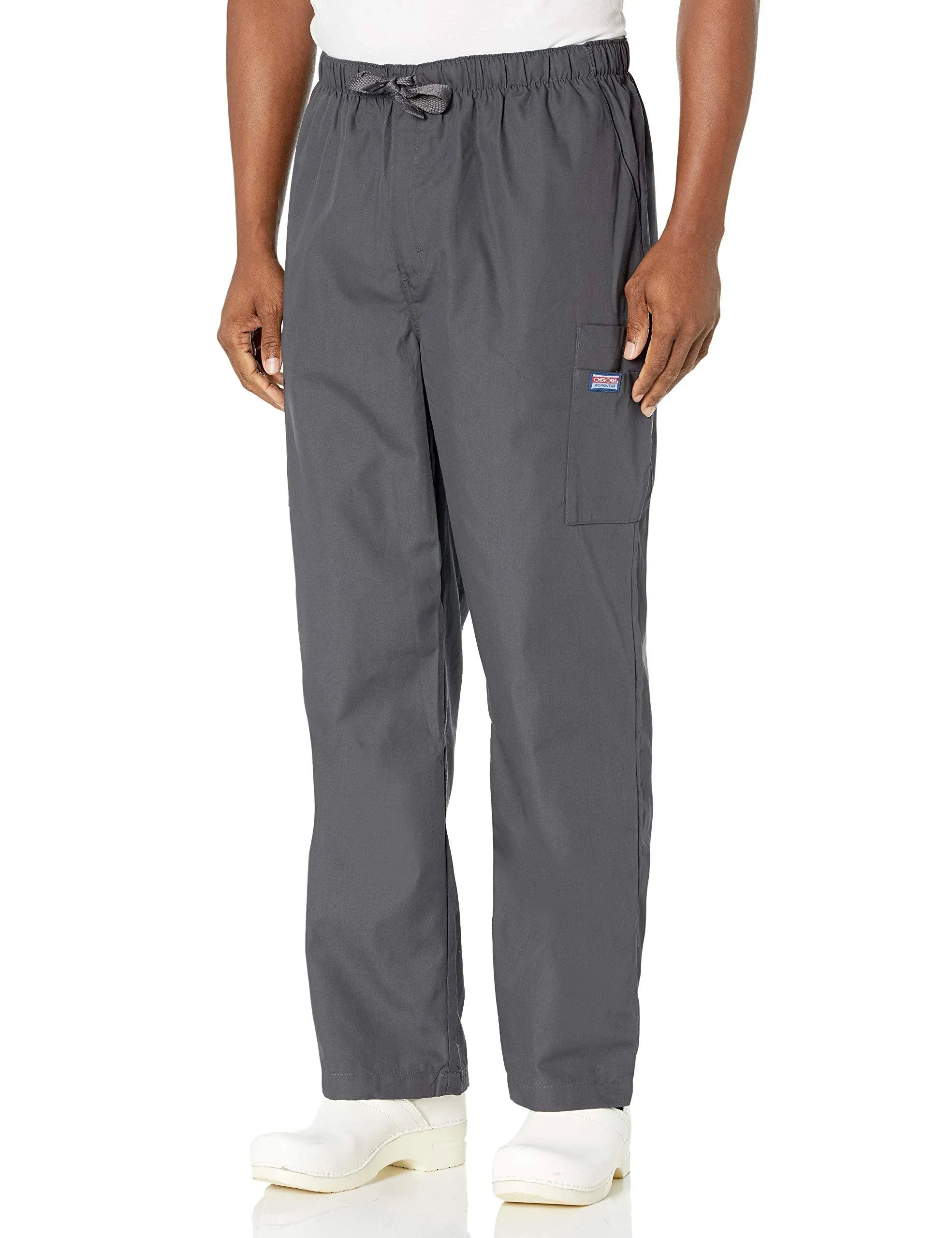 Medical Cargo Pants for Men Workwear Originals, Zipper Fly Scrubs for Men 4000