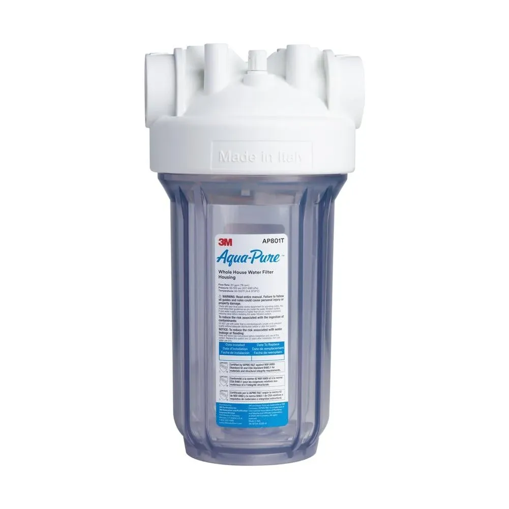 Aqua-Pure by 3M AP801T, Whole House Water Filter System, Drop in Housing, 10 ...