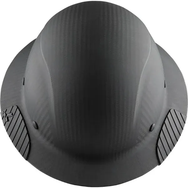 DAX Actual Carbon Fiber Full Brim Lift Safety Hard Hat - Textured Paintball