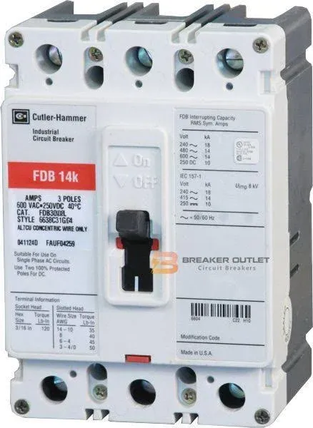 FDB3040L - Eaton - Molded Case Circuit Breaker