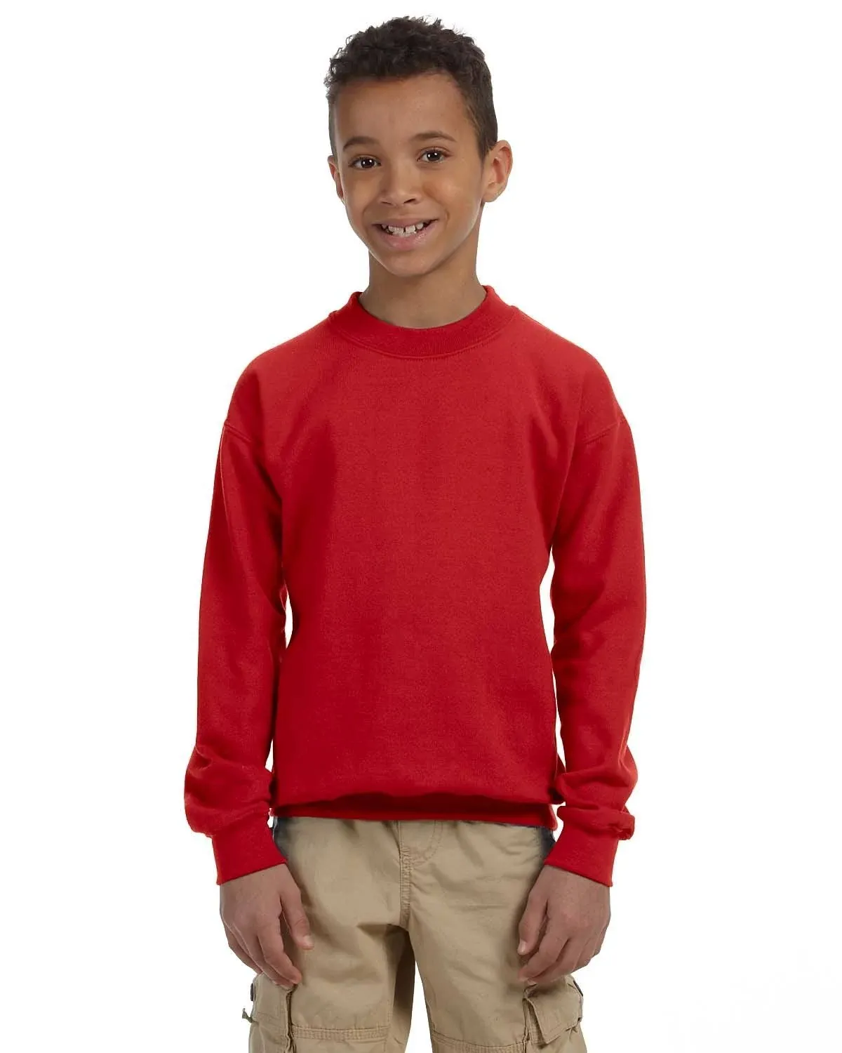 G180B Boy's Gildan Youth Heavy Blend Fleece Crew