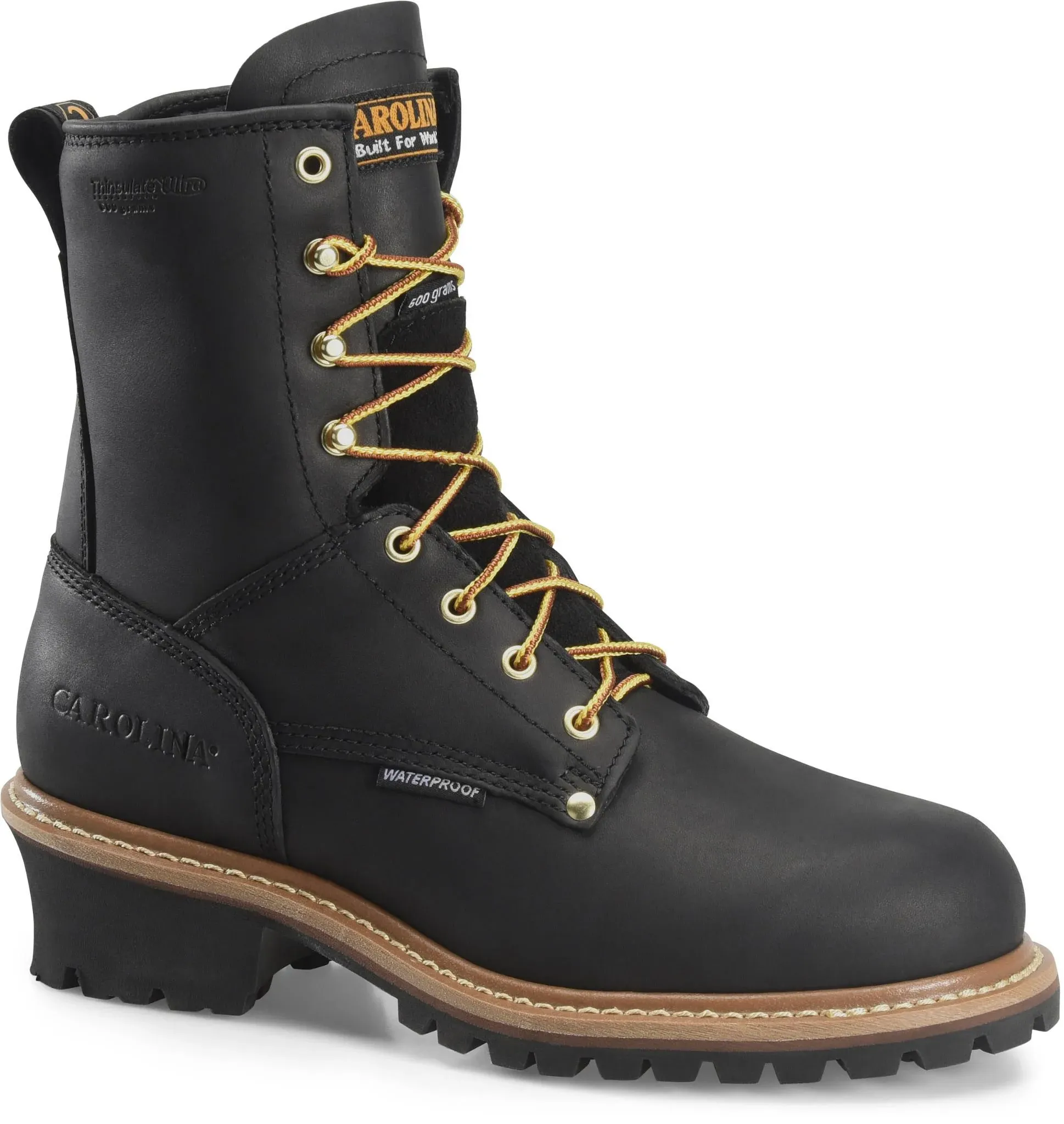 "Carolina Boots: Men's Steel Toe CA5823 Waterproof Insulated Logger Boots"