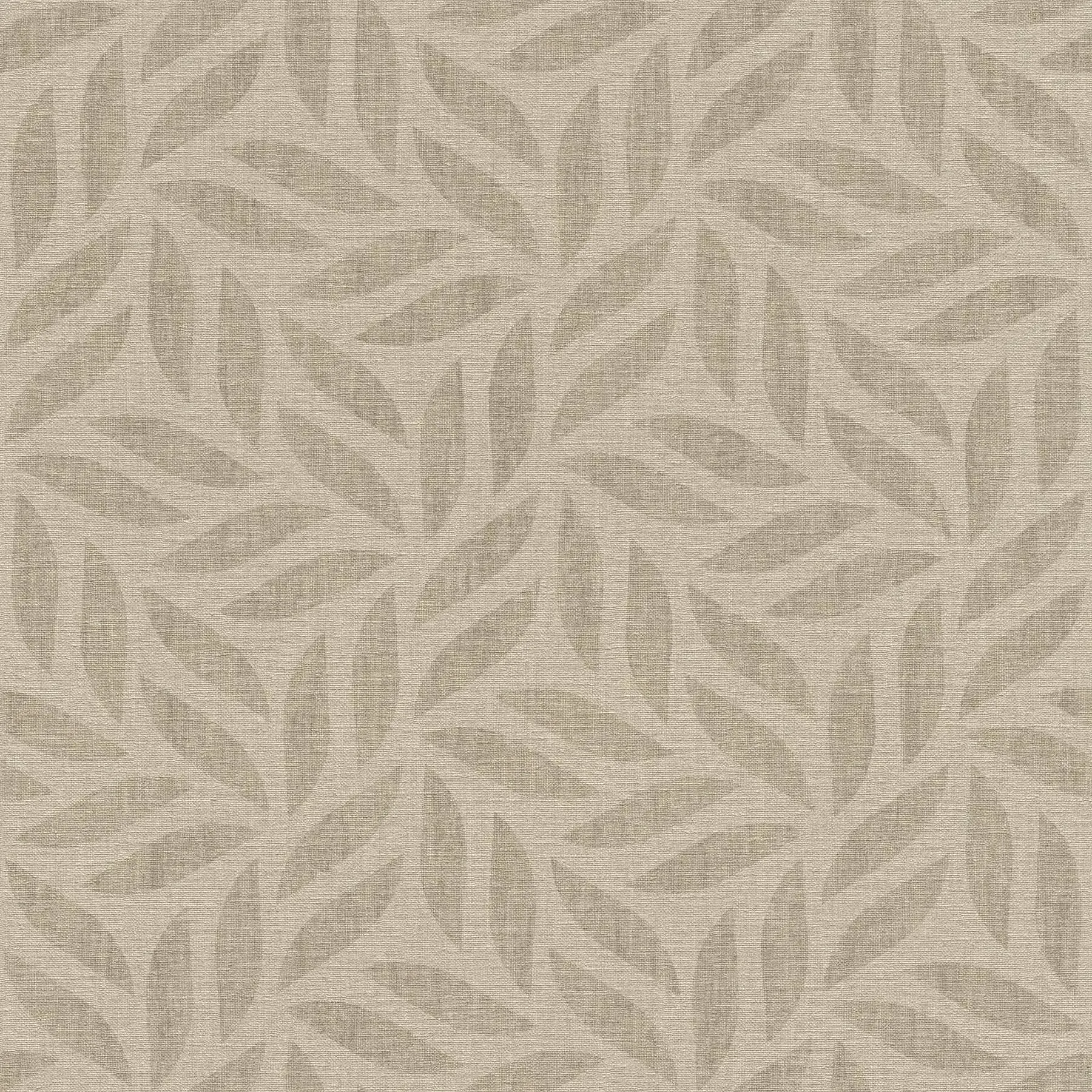 Advantage Sagano Light Brown Leaf Wallpaper