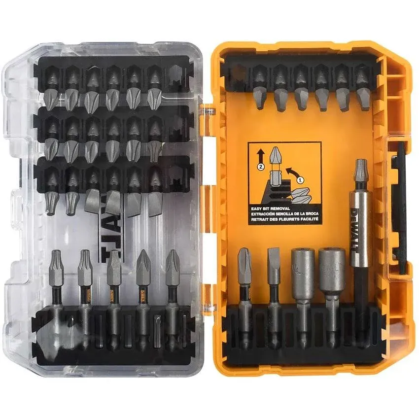 DeWalt Tough Grip Screwdriver Bit Set (35-Piece) | DWA35SET