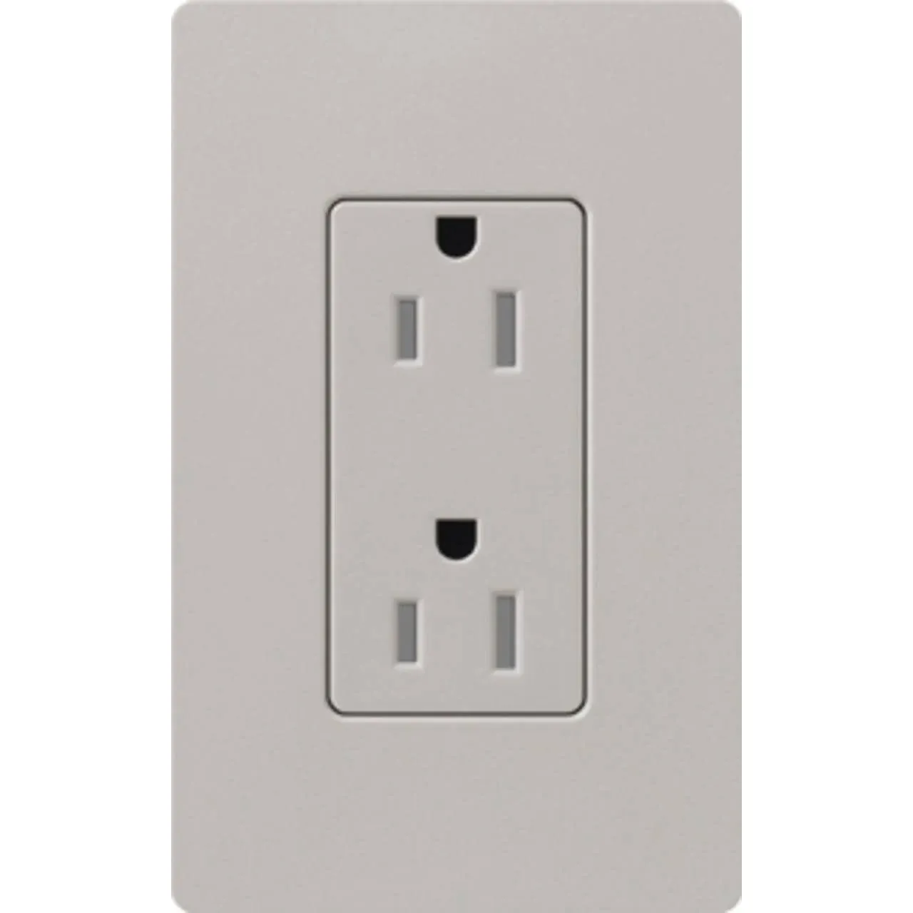 Lutron 15 Amp Tamper-Resistant Duplex Receptacle, SCRS-15-TR-TP, Taupe