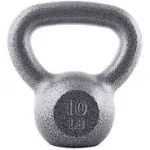 Cap Barbell Cast Iron Kettlebell, Black, 10 lb.