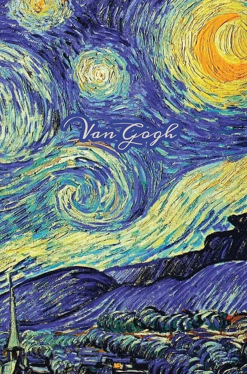 Van Gogh: Starry Night Painting, Hardcover Journal Writing Notebook Diary with ...