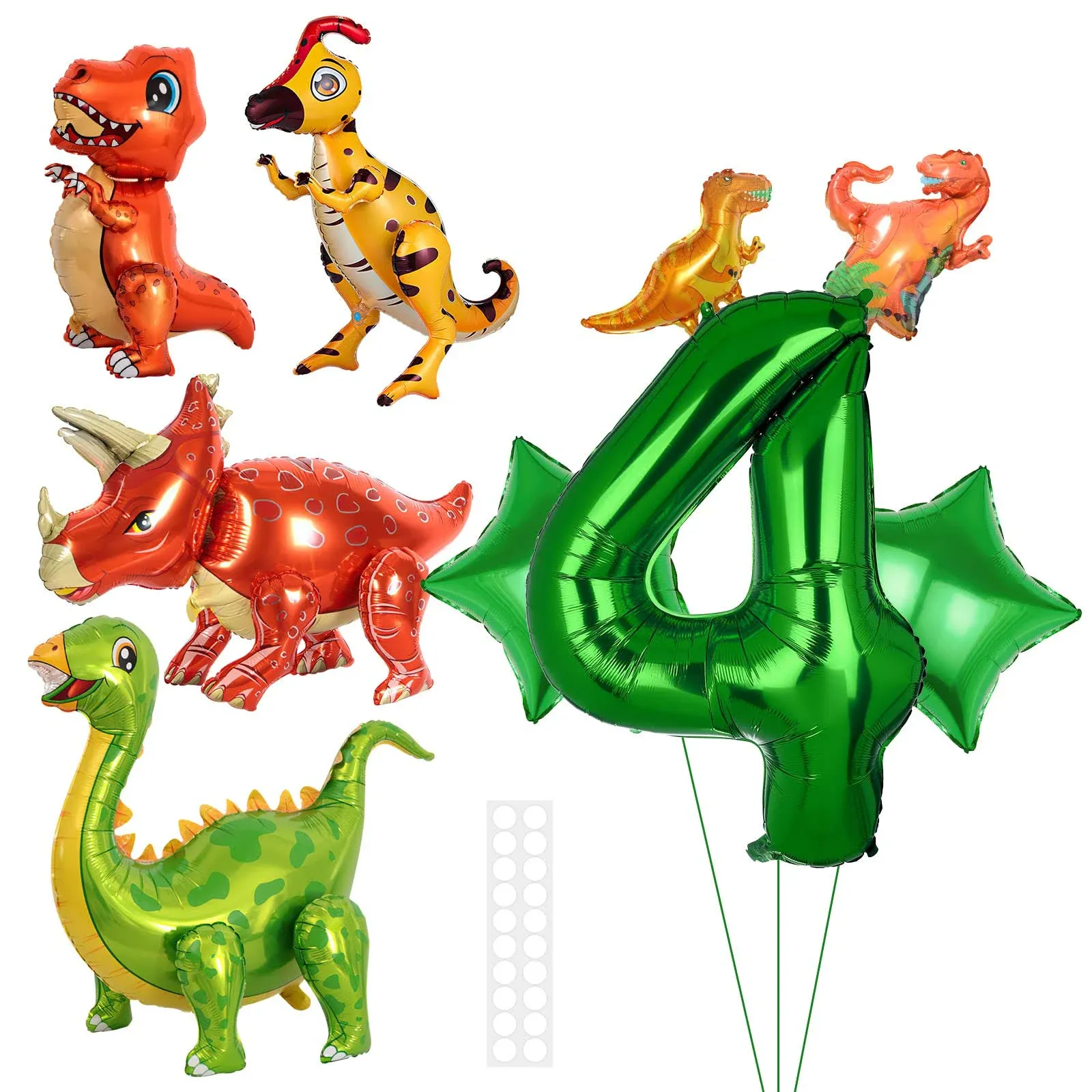 Giant 3D Dinosaur Balloon for Birthday Party Decorations, Aluminium Foil Balloons ...