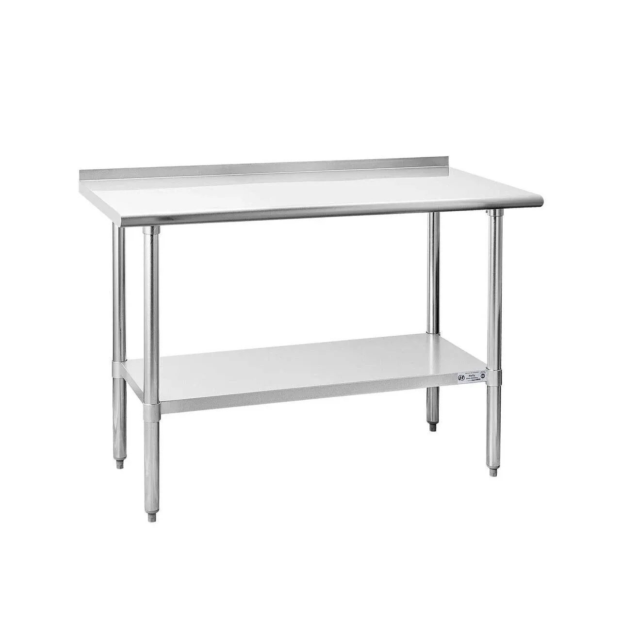 Hally Stainless Steel Table for Prep &amp; Work 24 x 48 Inches, NSF Commercial Heavy