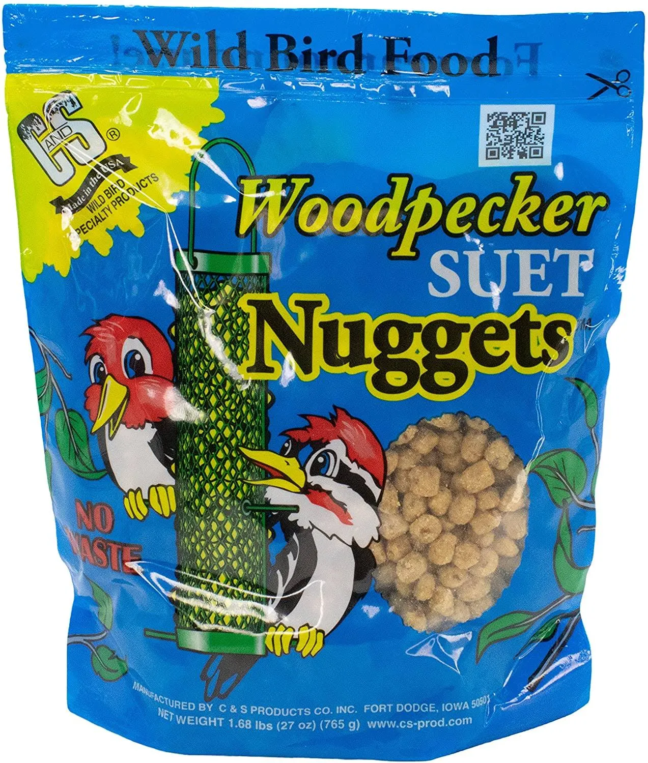 C&S Woodpecker Suet Nuggets 27 oz