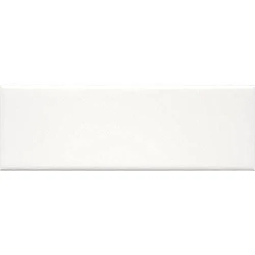 White  4x12 Glossy Ceramic Subway Wall Tile  (Box of 10 Sqft) for Kitchen Backsplash, Bathroom Wall, Accent Wall